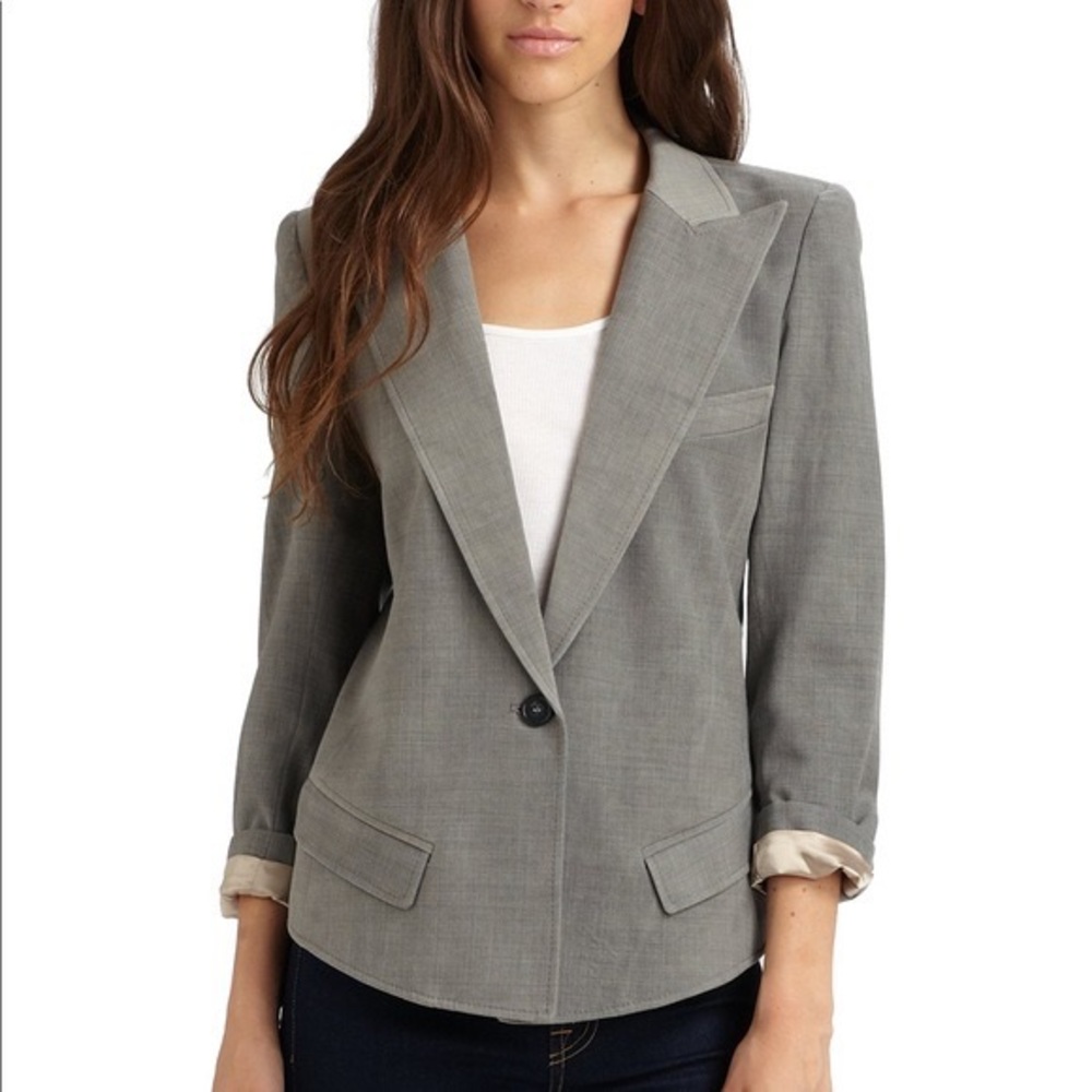SMYTHE Sharp Shoulder Blazer